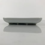 Japanese Porcelain Sushi Plate Vtg Sashimi Platter Fish Serving Dish White Y453