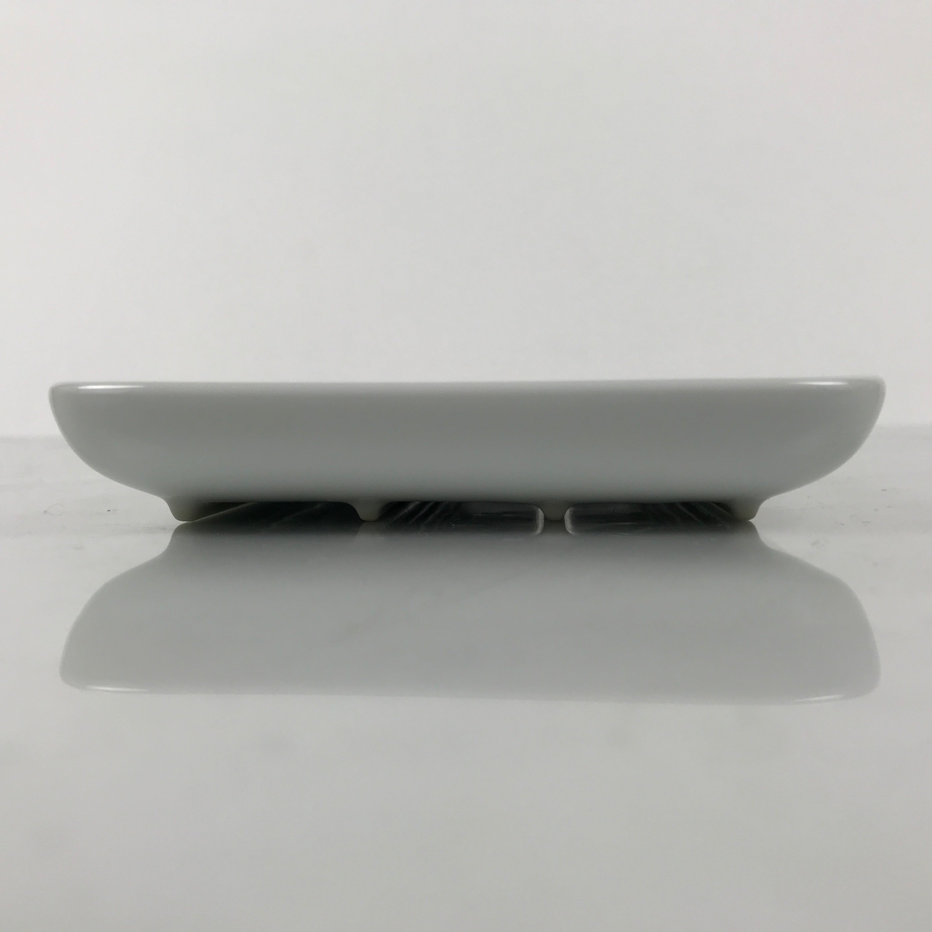 Japanese Porcelain Sushi Plate Vtg Sashimi Platter Fish Serving Dish White Y453