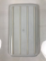 Japanese Porcelain Sushi Plate Vtg Sashimi Platter Fish Serving Dish White Y453