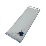 Japanese Porcelain Sushi Plate Vtg Sashimi Platter Serving Tray Blue Iris PY764