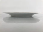 Japanese Porcelain TOEN Kozan Plate Vtg Simple Round White Gold Rim PY814