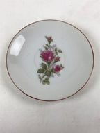 Japanese Porcelain Teacup Saucer Small Plate Meimeizara Vtg Kozara Roses PY641