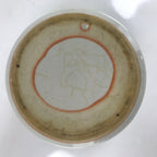 Japanese Porcelain Teacup Vtg Gray Black White Lines Ceramic Sencha Yunomi TC459