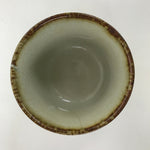 Japanese Porcelain Teacup Vtg Gray Black White Lines Ceramic Sencha Yunomi TC460