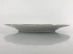 Japanese Porcelain Tono China Plate Vtg Pine Cones Tree Leaves Gold Rim PY817