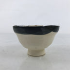 Japanese Porcelain Yunomi Teacup Vtg Pottery Otafuku Okame Smiling Woman TC519
