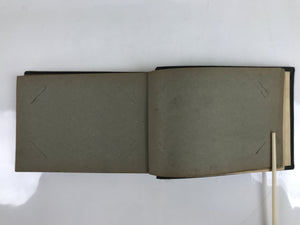 Japanese Postcard Album 50pp 1941 Vtg Military Photo Empty Old Map AB128