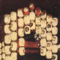 Japanese Postcard Gion Festival C1930 Yoiyama Vtg Showa Matsuri Color PC161