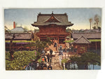 Japanese Postcard Kameido Tenjin Tenmangu Shrine C1930 Tokyo Showa Color PC199