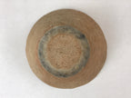 Japanese Pottery Clay Bowl Vtg V-Shape Terracotta Decor Yakimono PY596