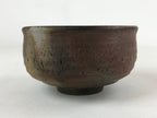 Japanese Pottery Green Tea Bowl Vtg Brown Matte Matcha Chawan CHB20