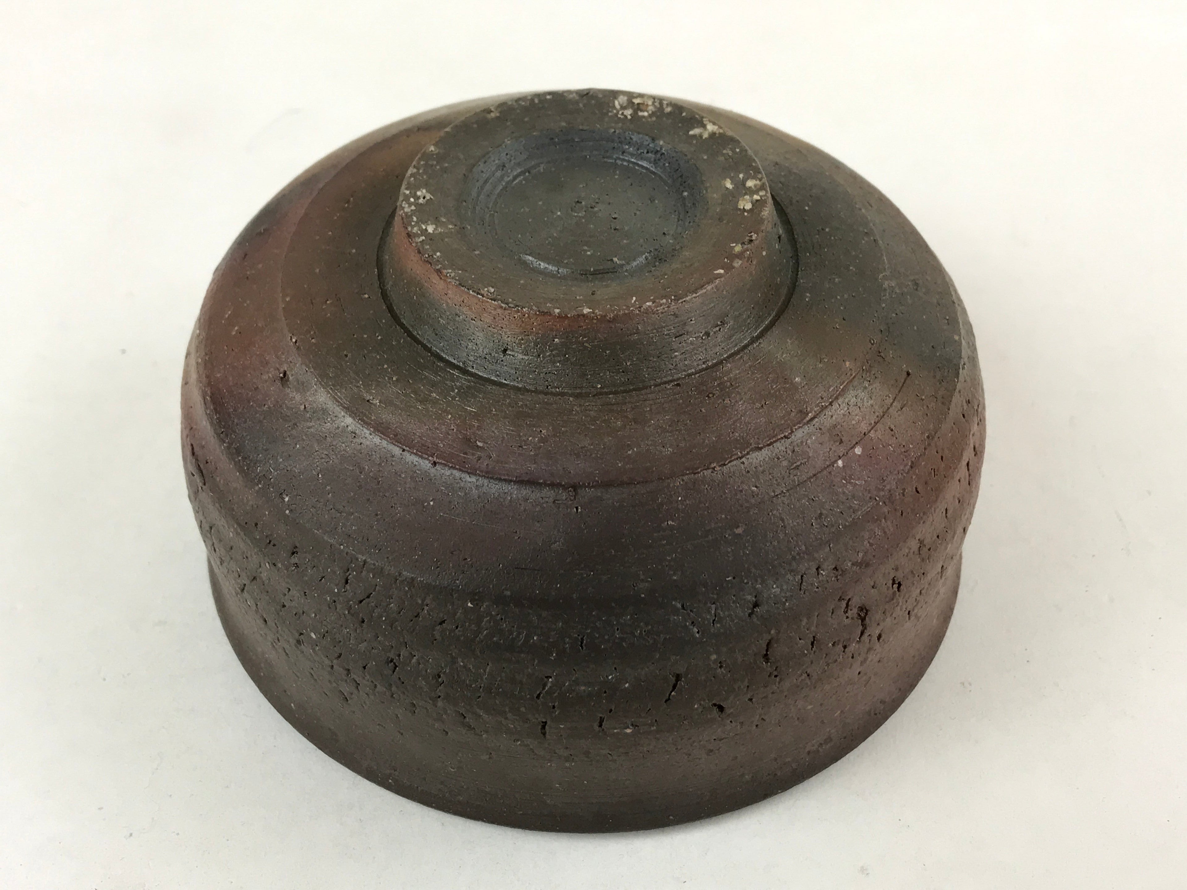Japanese Pottery Green Tea Bowl Vtg Brown Matte Matcha Chawan CHB20
