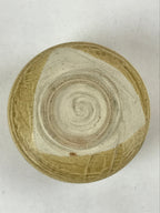 Japanese Pottery Green Tea Ceremony Bowl Minoyaki Kiseto Yellow Chawan GTB999