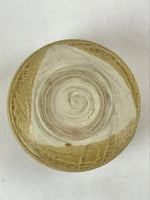 Japanese Pottery Green Tea Ceremony Bowl Minoyaki Kiseto Yellow Chawan GTB999