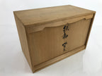 Japanese Pottery Tea Ceremony 4 Pieces Set Vtg Iron Glaze Brown W/ Box PX741