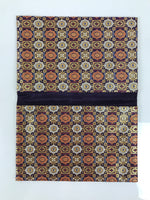 Japanese Prayer Bead Book Fabric Bag Vtg 2 Pockets Jyuzu-Bukuro Purple BA922