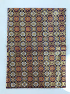 Japanese Prayer Bead Book Fabric Bag Vtg 2 Pockets Jyuzu-Bukuro Purple BA922