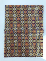 Japanese Prayer Bead Book Fabric Bag Vtg 2 Pockets Jyuzu-Bukuro Purple BA922