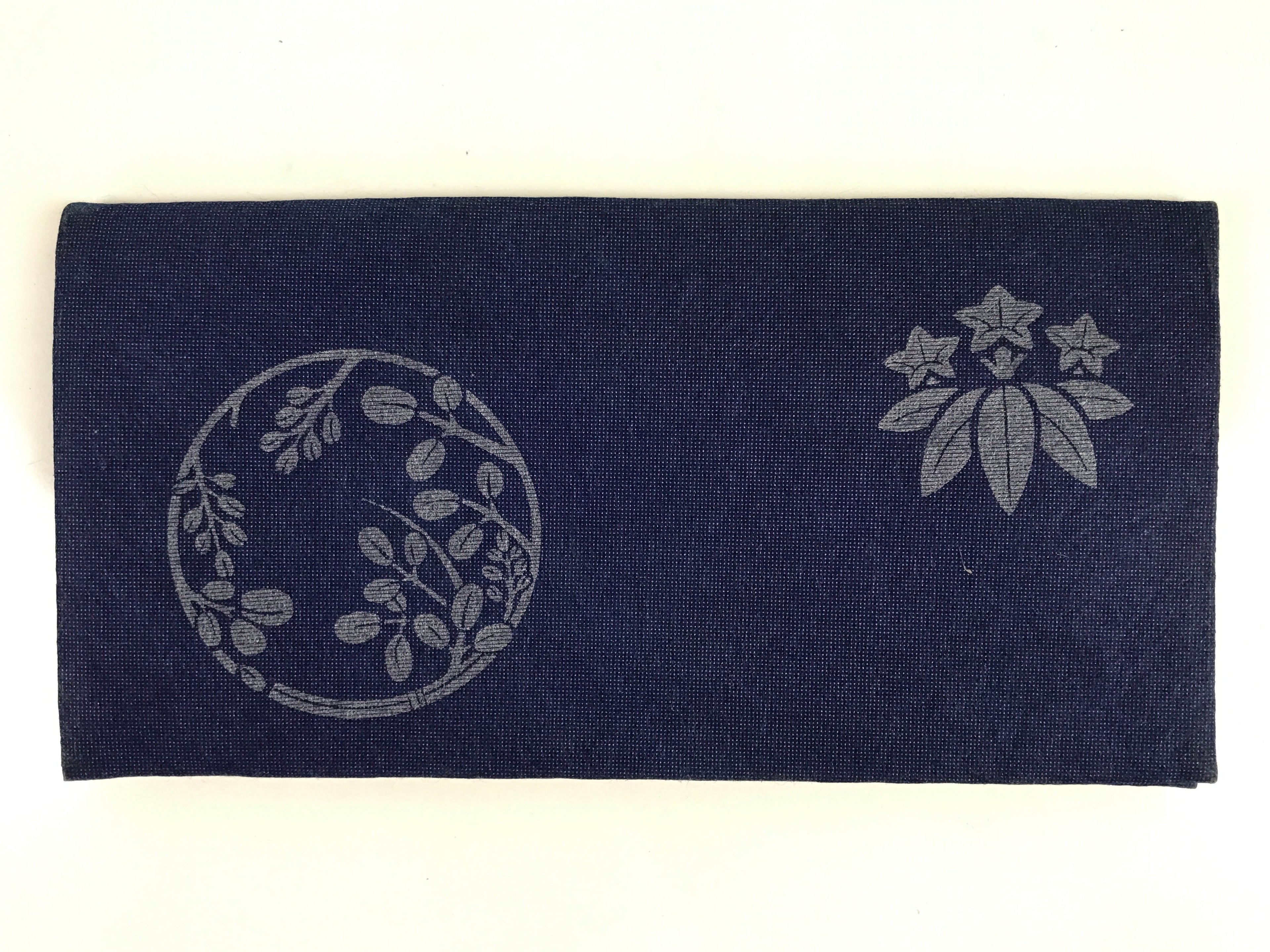 Japanese Prayer Beads Bag Vtg Nishijin-Ori Jyuzu-Bukuro Utagawa Ukiyoe BA444