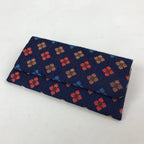 Japanese Prayer Beads Fabric Bag Vtg 2 Pockets Nishijin-Ori Jyuzu-Bukuro BA145