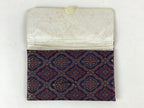Japanese Prayer Beads Fabric Bag Vtg 2 Pockets Nishijin-Ori Jyuzu-Bukuro BA146