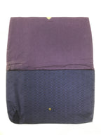 Japanese Prayer Beads Silk Fabric Bag Vtg Juzu-Bukuro Sutra Book Purple BA697