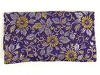 Japanese Prayer Beads Silk Fabric Bag Vtg Nishijin-Ori Jyuzu-Bukuro Purple BA445