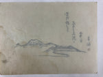 Japanese Print Morning Mt Fuji Tamagawa Jikan First Sunrise 1935 New Years FL230
