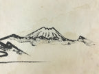 Japanese Print Morning Mt Fuji Tamagawa Jikan First Sunrise 1935 New Years FL230