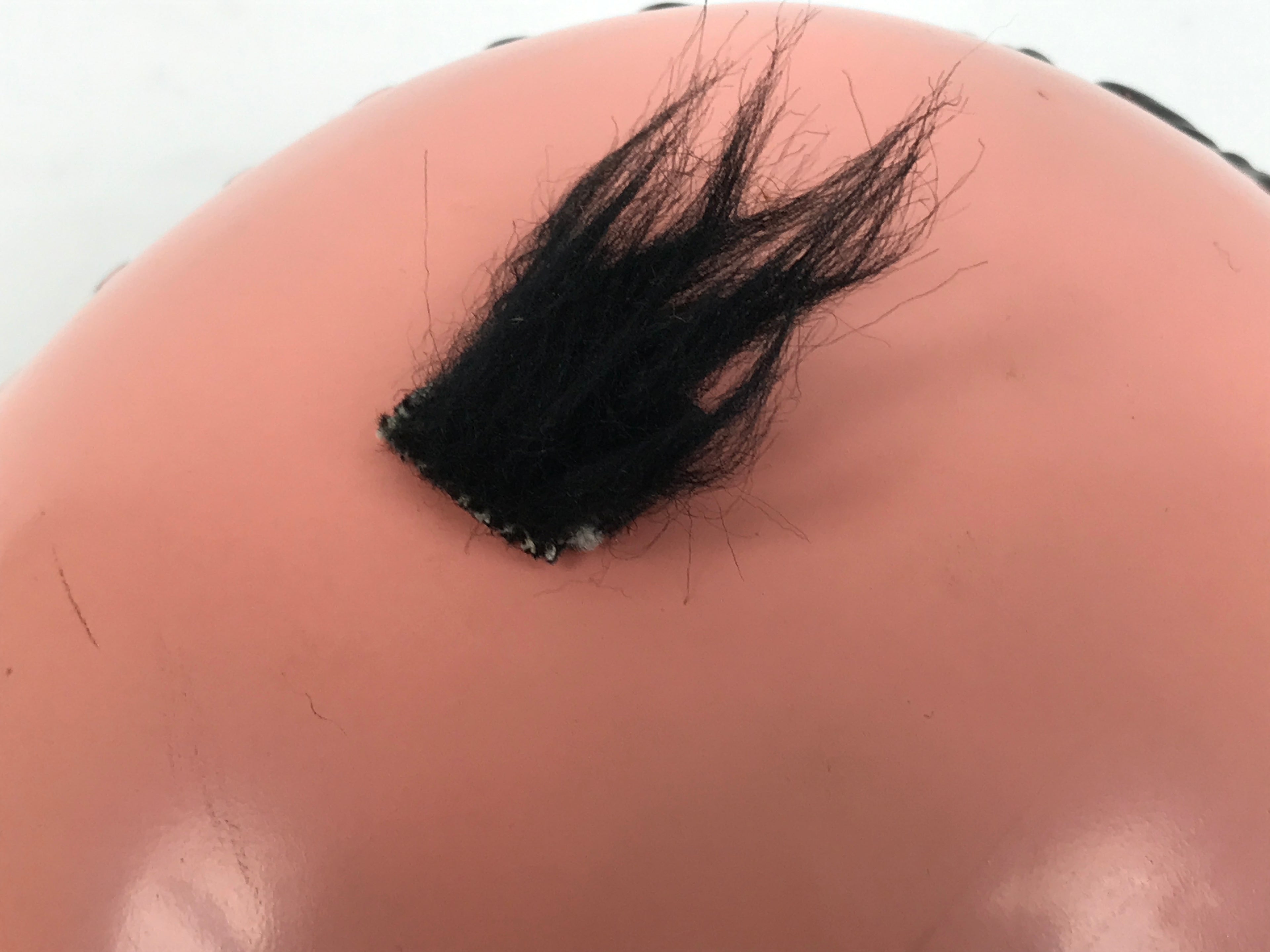 Japanese Resin Children's Costume Bald Old Man Hage Wig Townspeople Katsura OM99
