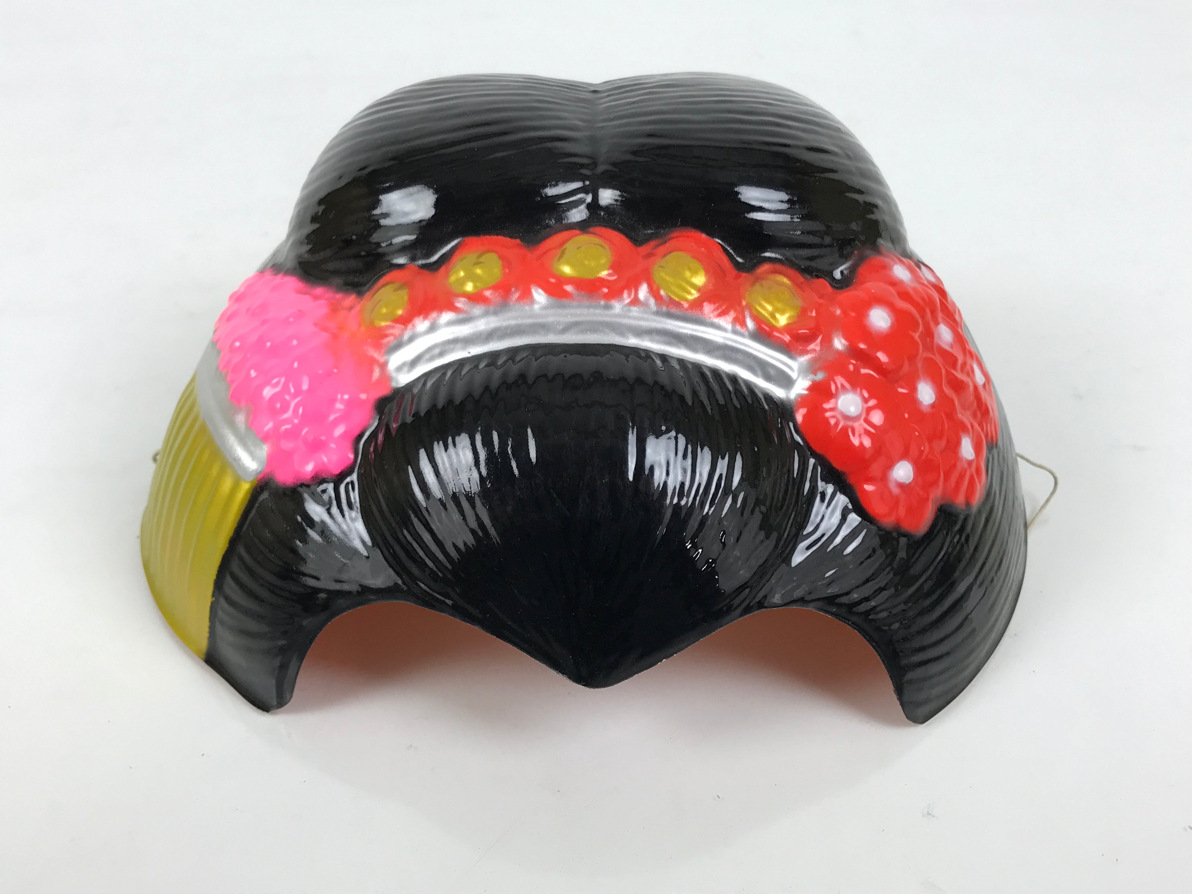 Japanese Resin Children's Costume Young Woman Wig Maiko Geisha Vtg Katsura OM100