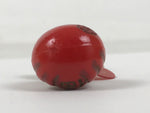 Japanese Resin Daruma Bell Keychain Vtg Phone Strap Metal Chain Amulet Red JK875