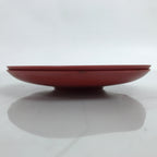 Japanese Resin Lacquer Replica Drink Saucer Vtg Chataku Coaster 2pc Red L333