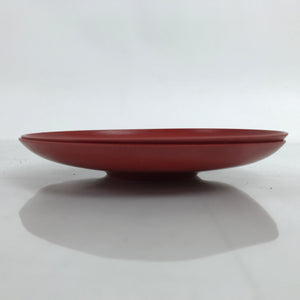 Japanese Resin Lacquer Replica Drink Saucer Vtg Chataku Coaster 2pc Red L333