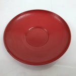 Japanese Resin Lacquer Replica Drink Saucer Vtg Chataku Coaster 2pc Red L333