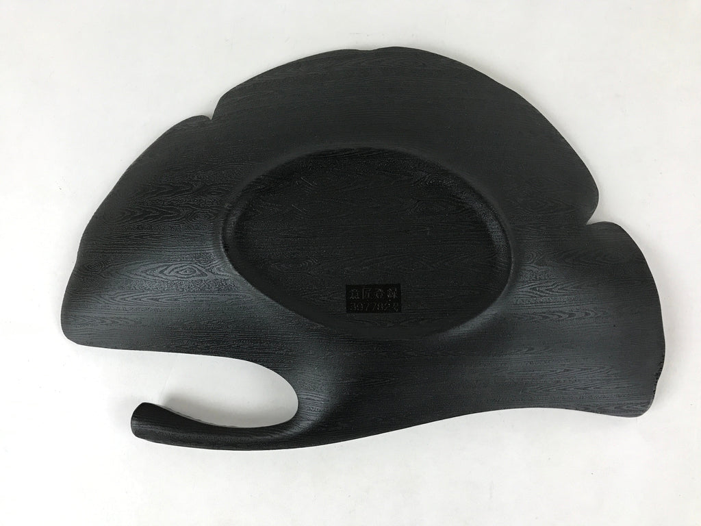 Japanese Resin Lacquer Replica Kashiki Snack Bowl Kamakurabori Ginkgo Leaf L81