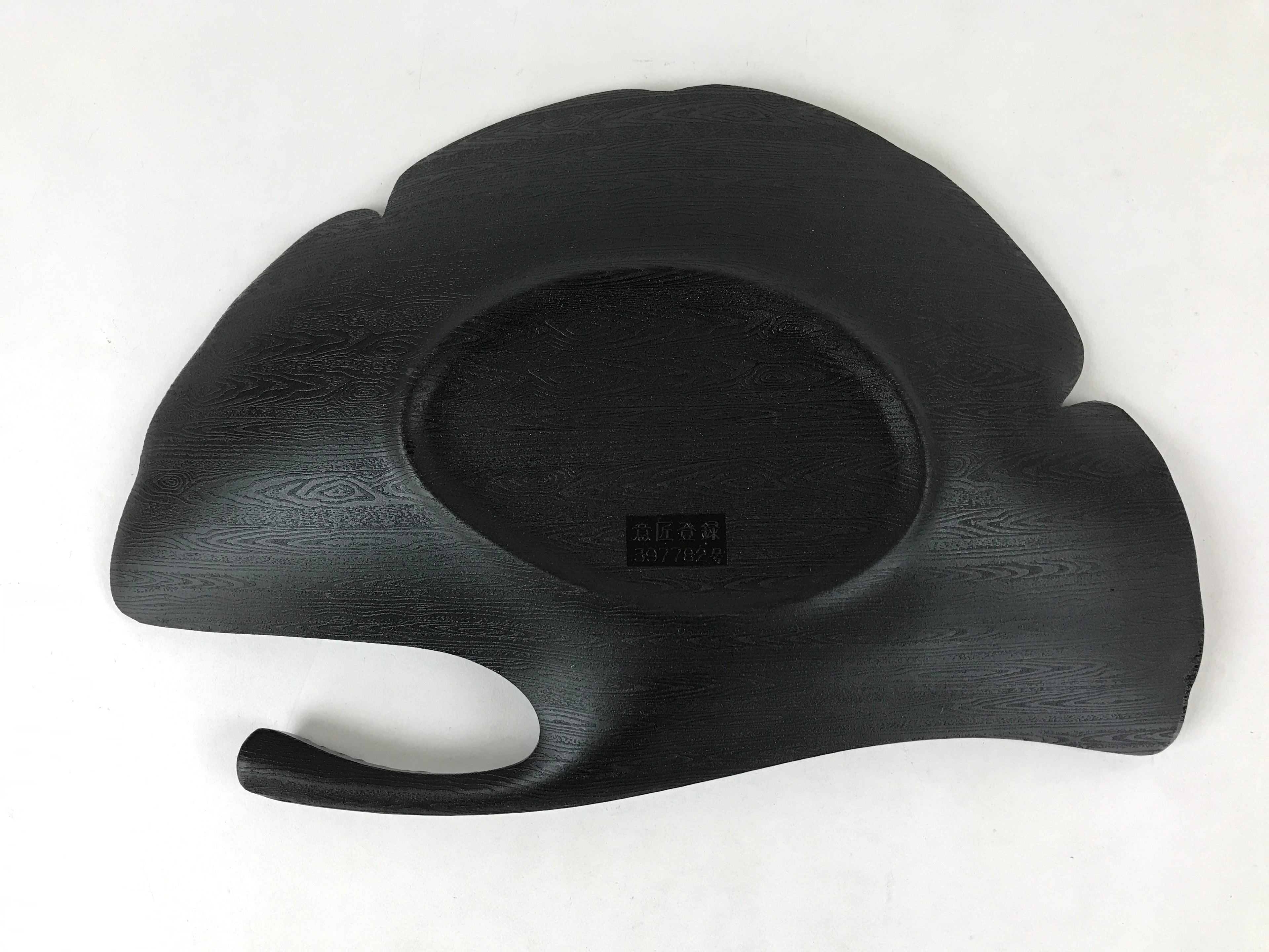Japanese Resin Lacquer Replica Kashiki Snack Bowl Kamakurabori Ginkgo Leaf L81