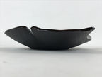 Japanese Resin Lacquer Replica Kashiki Snack Bowl Kamakurabori Ginkgo Leaf L81