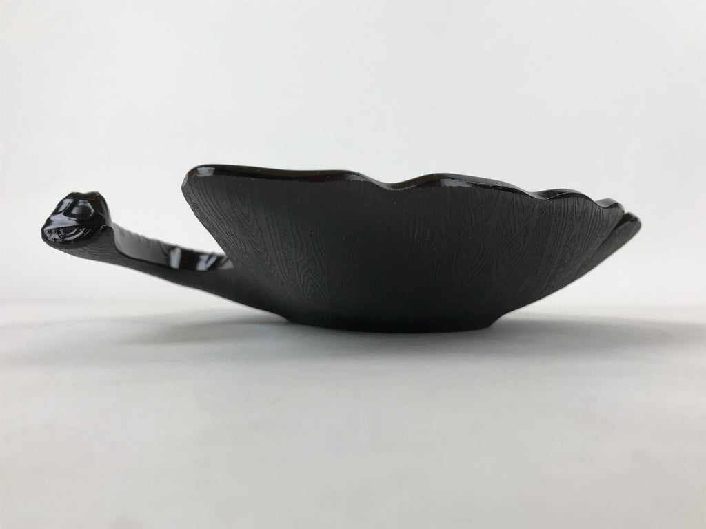 Japanese Resin Lacquer Replica Kashiki Snack Bowl Kamakurabori Ginkgo Leaf L81