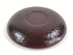 Japanese Resin Lacquer Replica Kashiki Snack Bowl Vtg Kamakurabori Iris L21