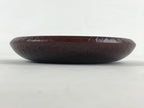 Japanese Resin Lacquer Replica Kashiki Snack Bowl Vtg Kamakurabori Iris L21
