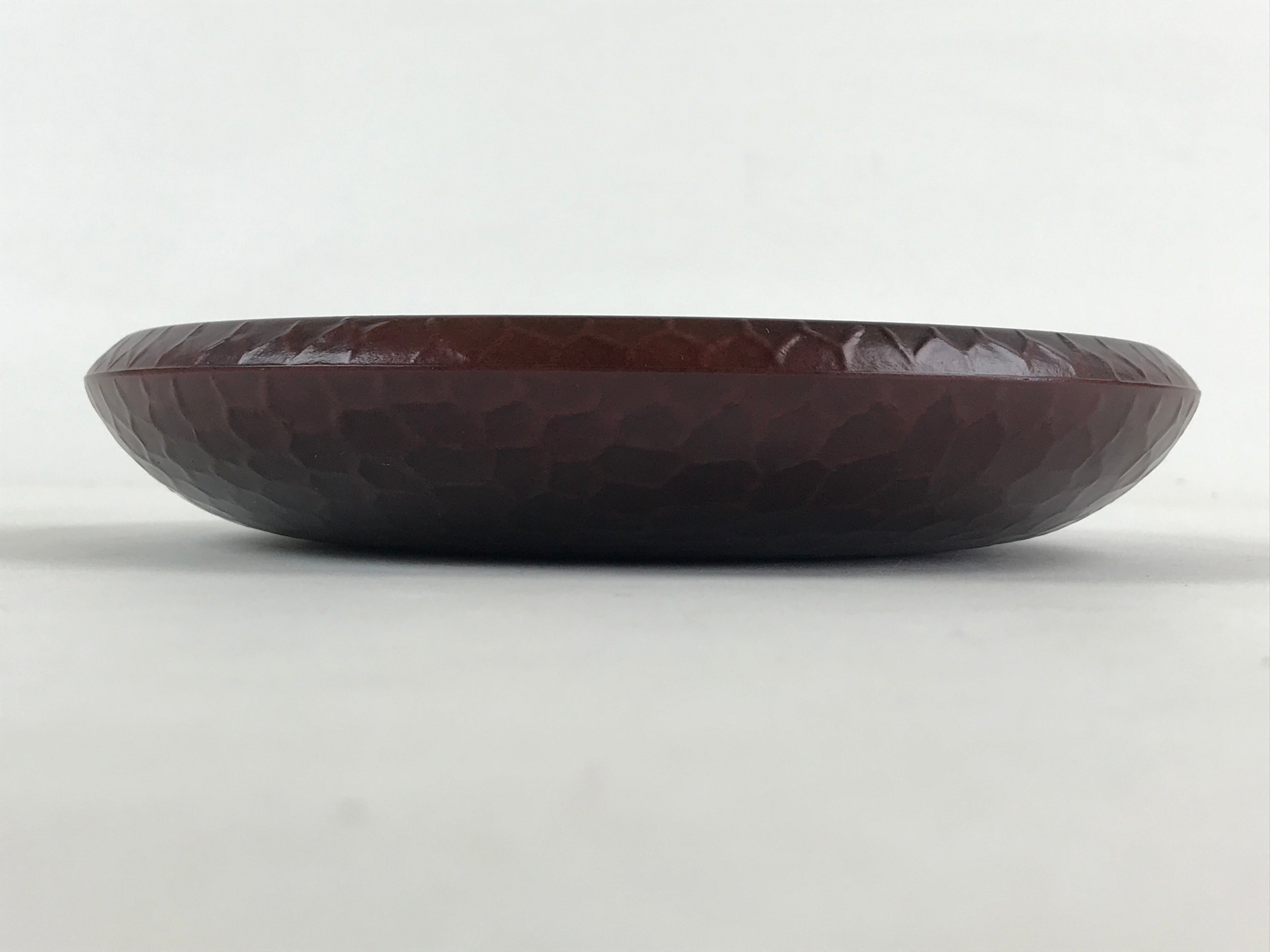 Japanese Resin Lacquer Replica Kashiki Snack Bowl Vtg Kamakurabori Iris L21