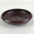 Japanese Resin Lacquer Replica Kashiki Snack Bowl Vtg Kamakurabori Iris L21