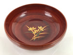 Japanese Resin Lacquer Replica Kashiki Snack Bowl Vtg Kashibachi Flowers L278