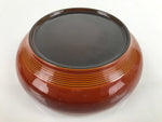 Japanese Resin Lacquer Replica Kashiki Snack Bowl Vtg Kashibachi Flowers L278
