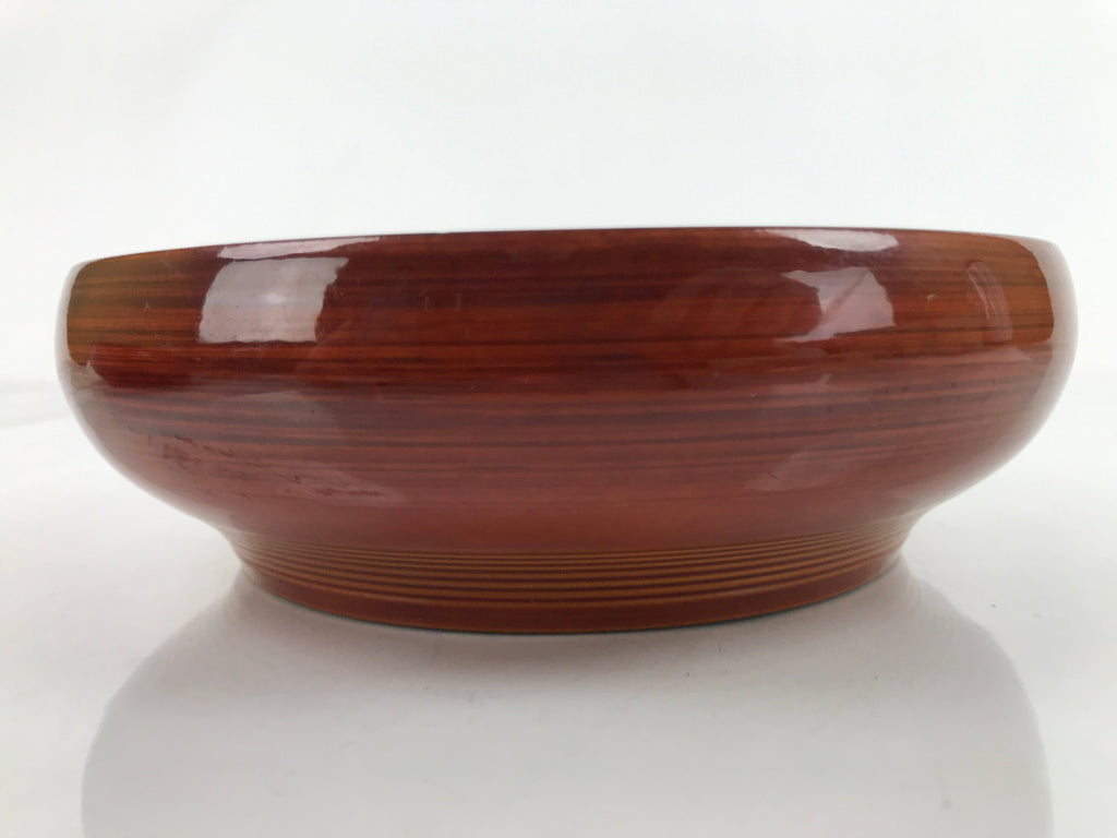 Japanese Resin Lacquer Replica Kashiki Snack Bowl Vtg Kashibachi Flowers L278