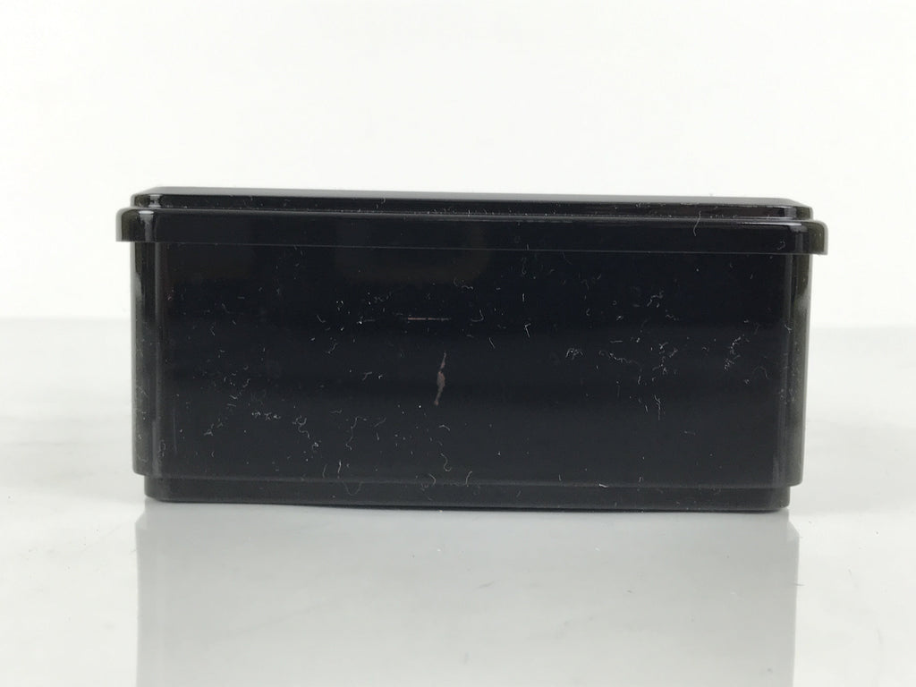 Japanese Resin Lacquer Replica Lidded Bento Lunch Box Jubako Chrysanthemum L559