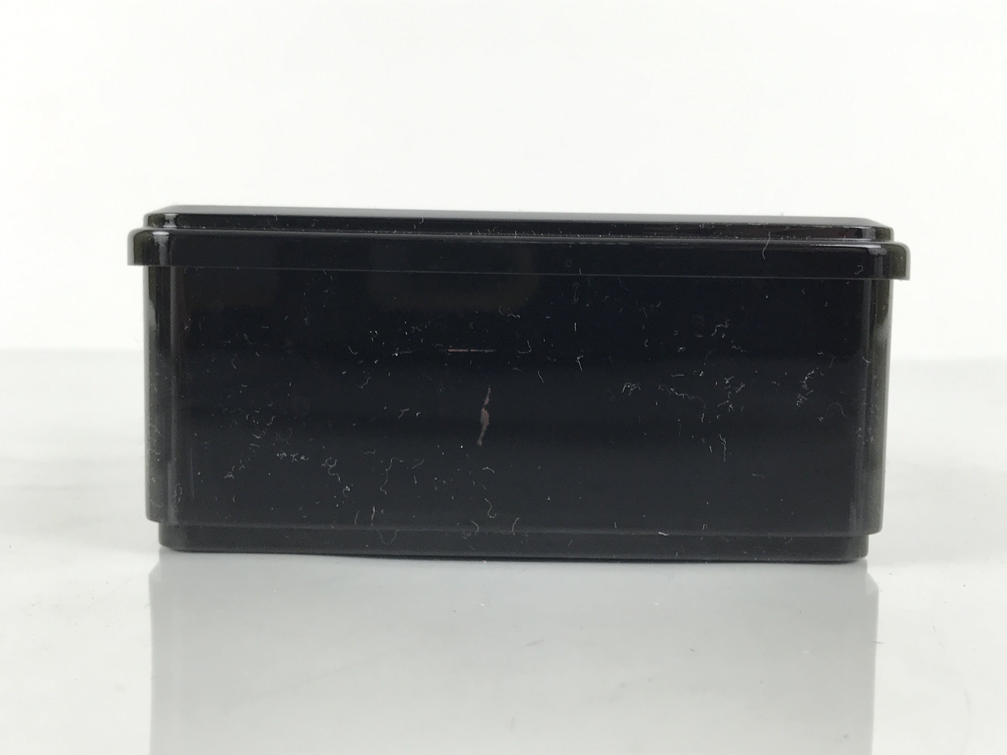 Japanese Resin Lacquer Replica Lidded Bento Lunch Box Jubako Chrysanthemum L559