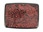 Japanese Resin Lacquer Replica Lidded Bento Lunch Box Jubako Chrysanthemum L559
