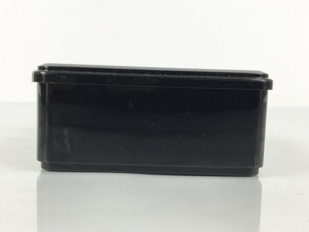 Japanese Resin Lacquer Replica Lidded Bento Lunch Box Jubako Chrysanthemum L559